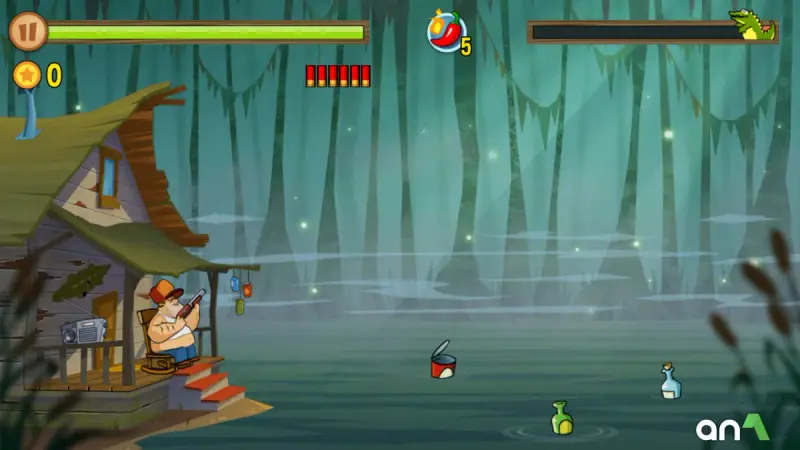 Swamp Attack MOD APK screenshot 1